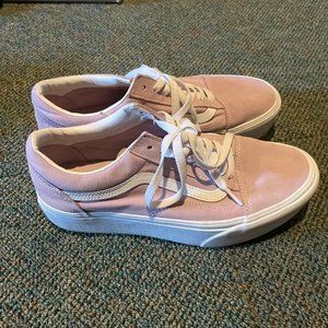 Vans Old Skool Stackform Shoe in Pink